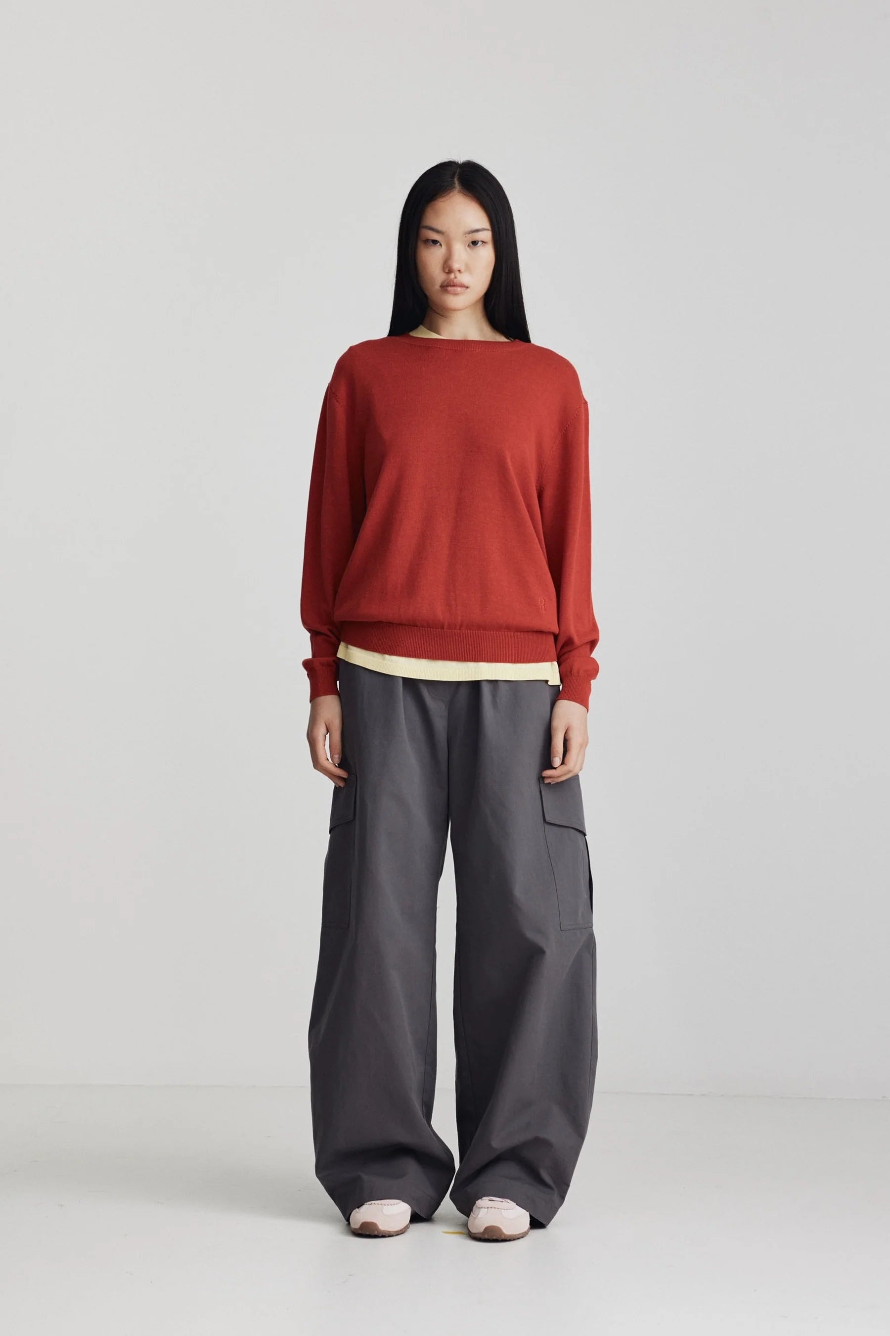 Ricochet - Fils Jumper - Berry Red