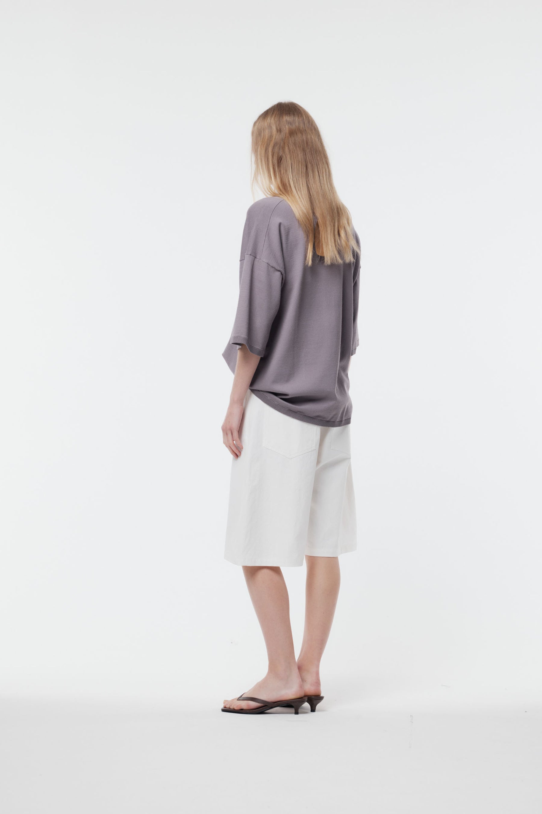 Gregory - Marlon Knit Tee - Ash Lavender