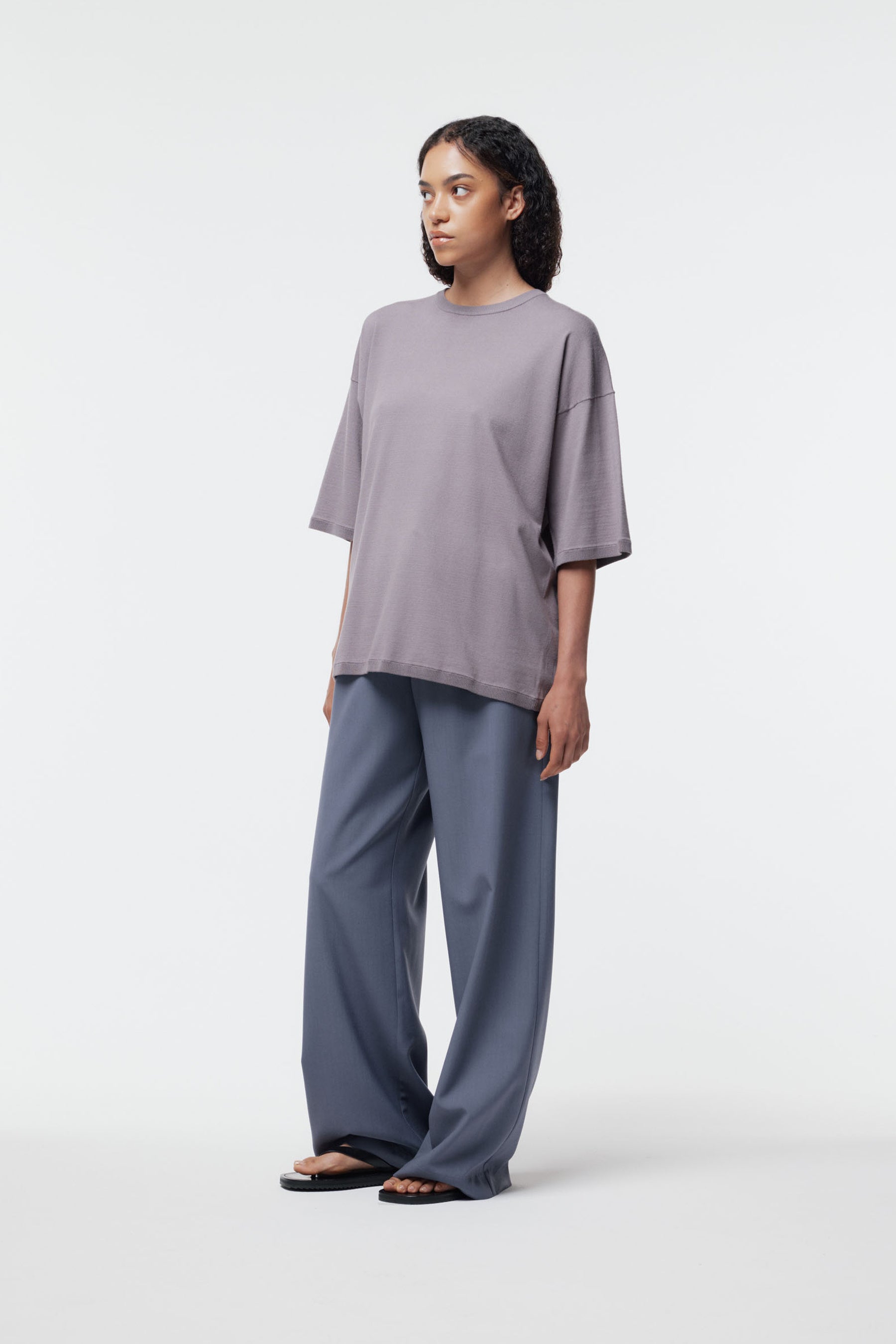 Gregory - Marlon Knit Tee - Ash Lavender