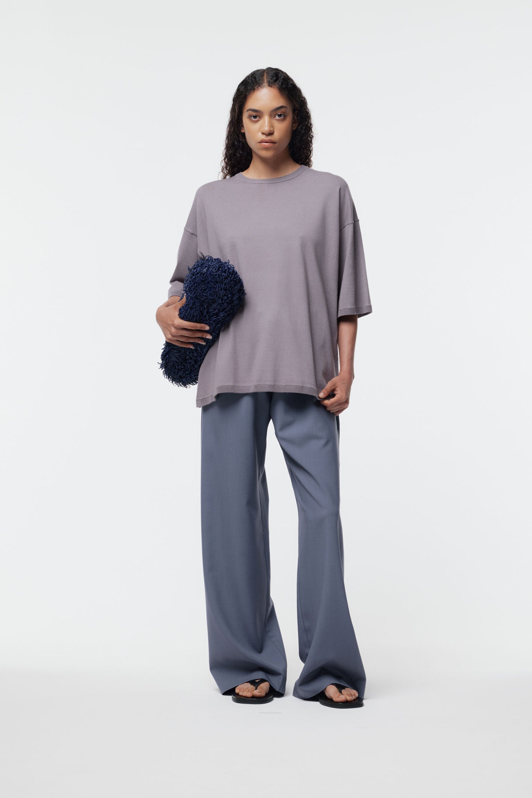 Gregory - Marlon Knit Tee - Ash Lavender
