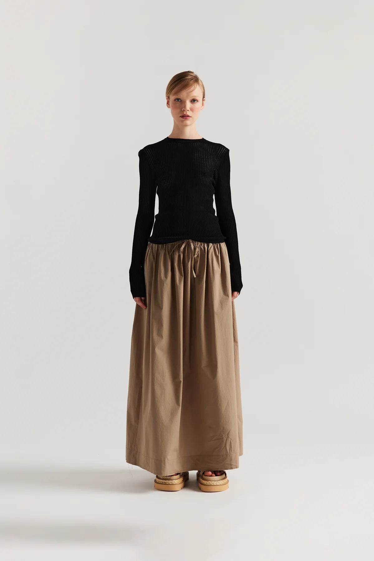 Kloke - Verse Knit Tee - Black