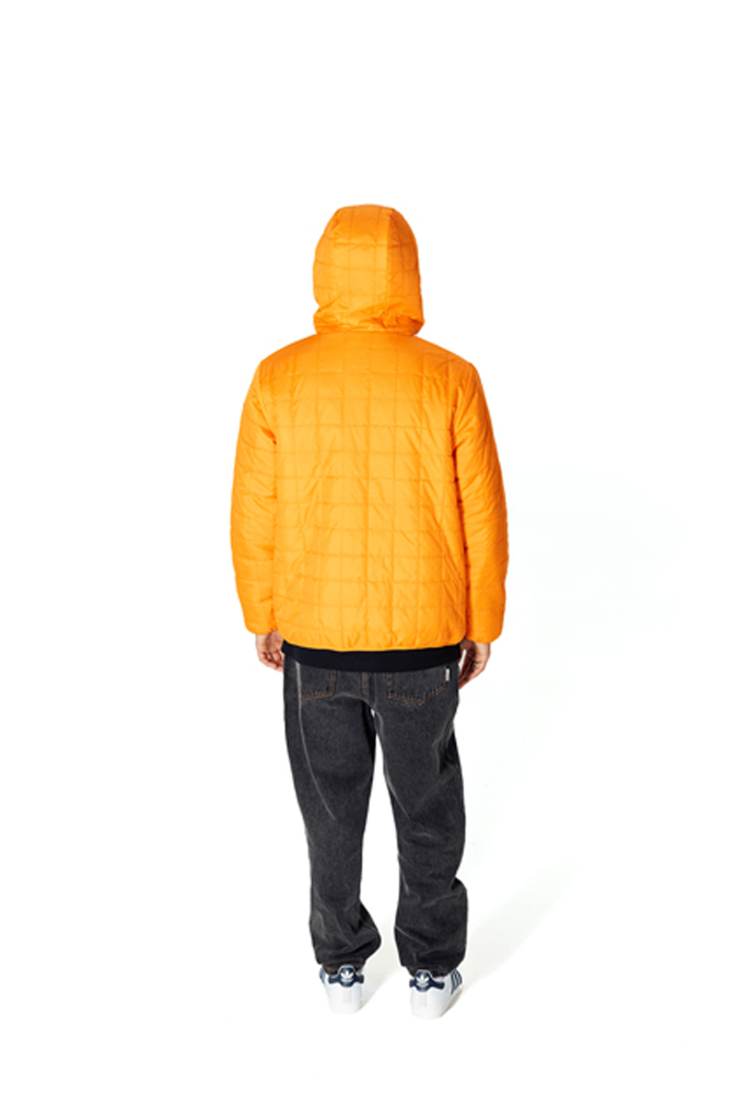 Taikan - Sherpa Jacket - Reversible Puff Jacket - Tan/Orange