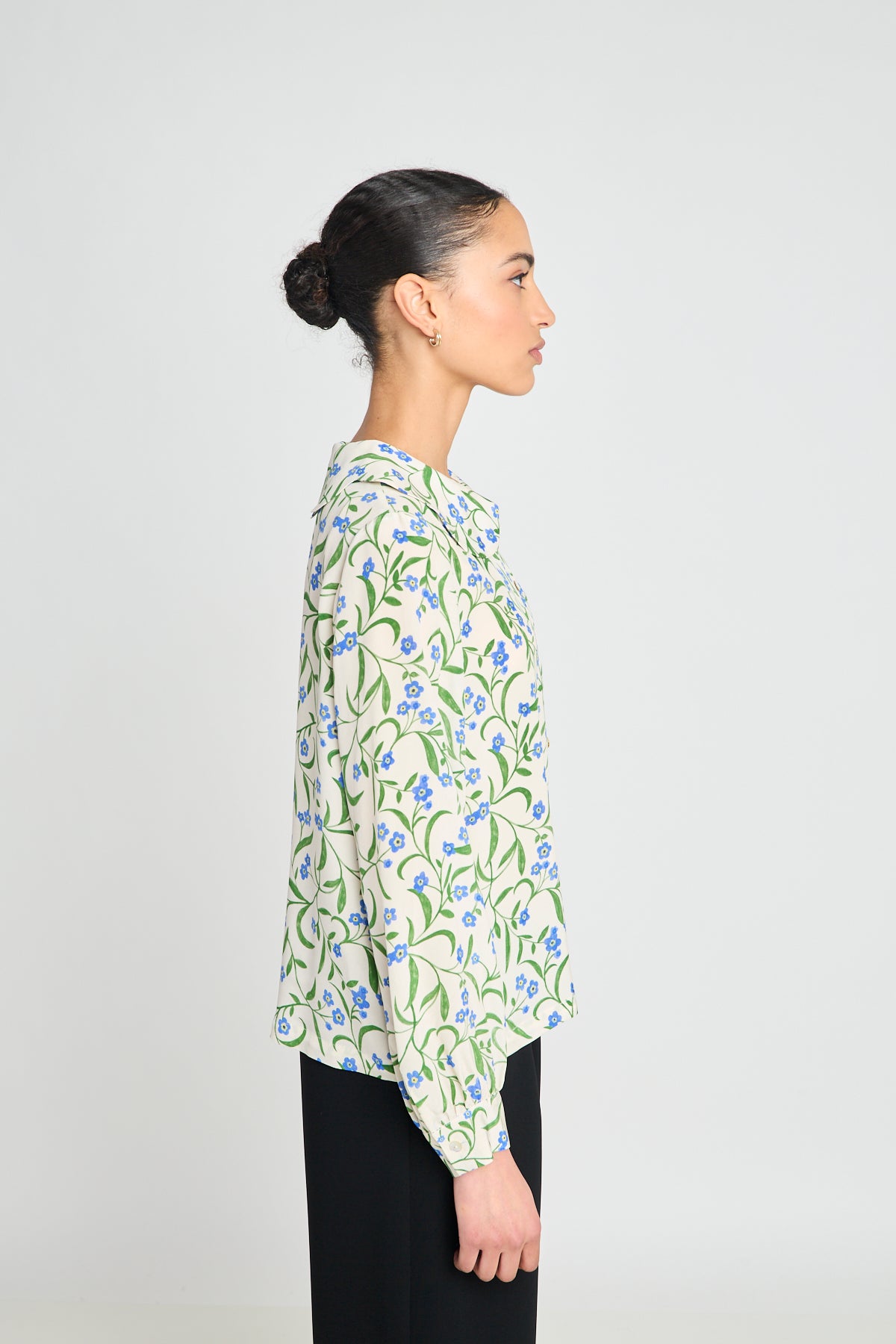Twenty Seven Names - Leela Blouse - Forget Me Not
