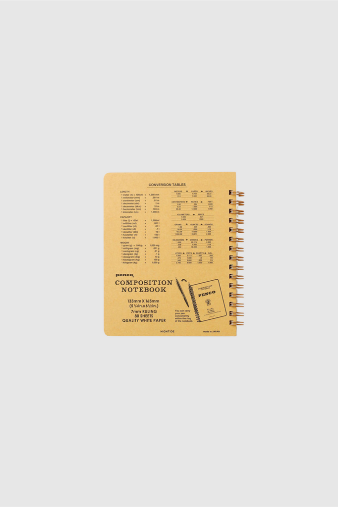 Penco - Coil Notebook - Ruled - Medium - Yellow