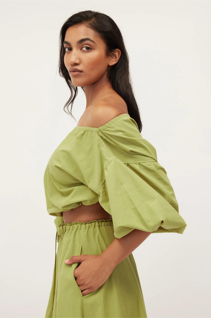 Dominque Healy - Lou Crop - Moss Green