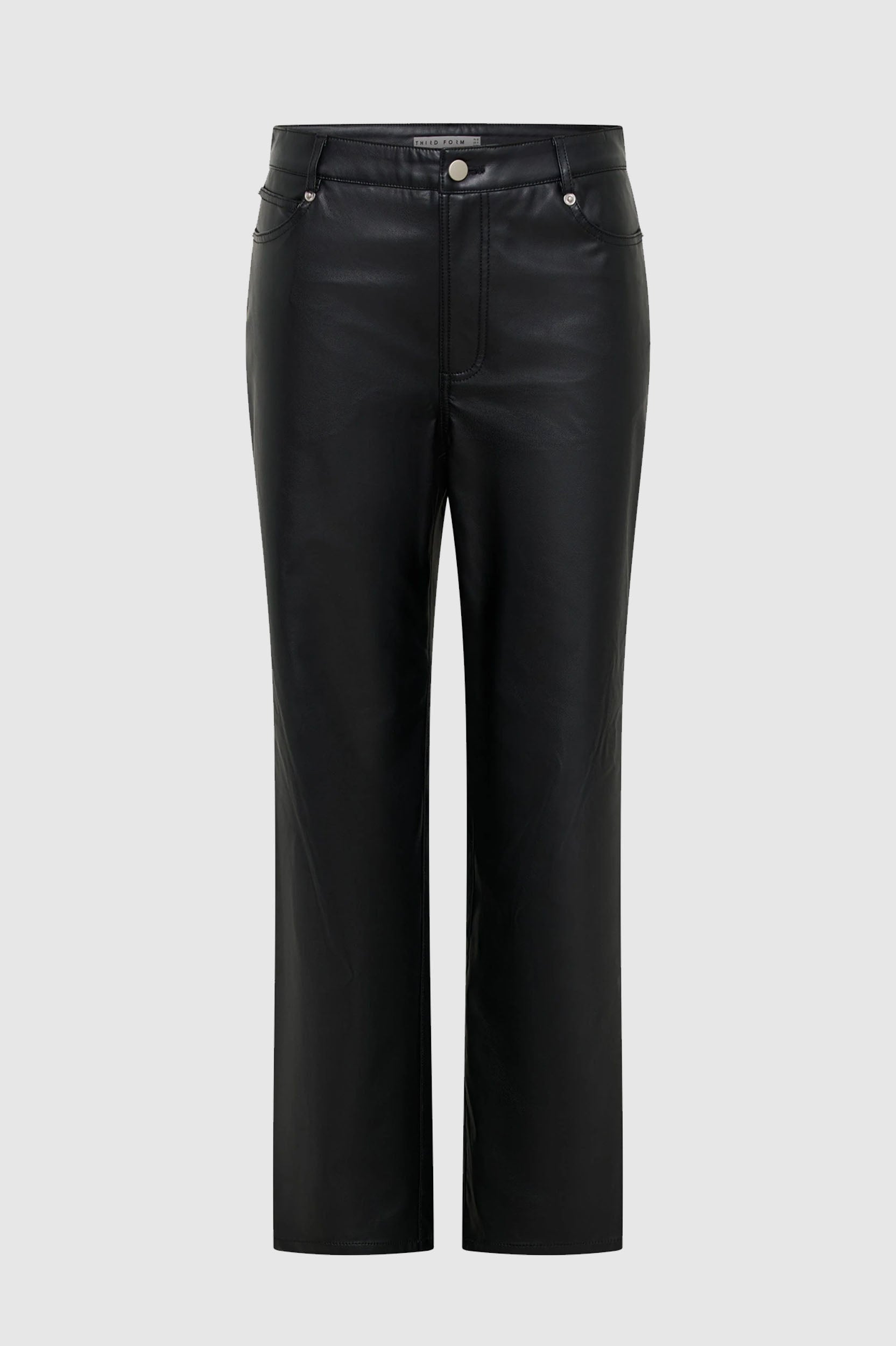 Third Form - Vagabond PU Jean - Black