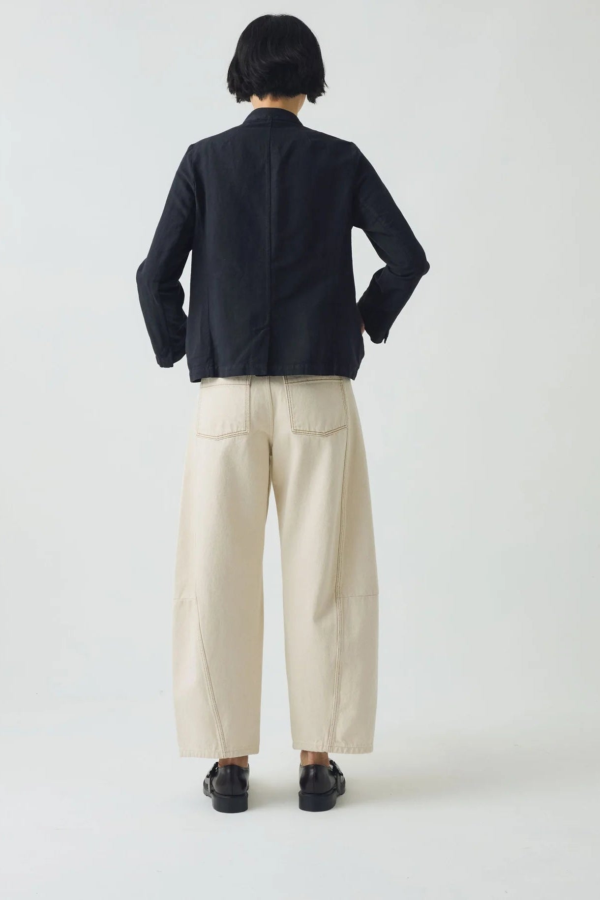 Toast - Garment Dyed Cotton Linen Neat Jacket - Slate
