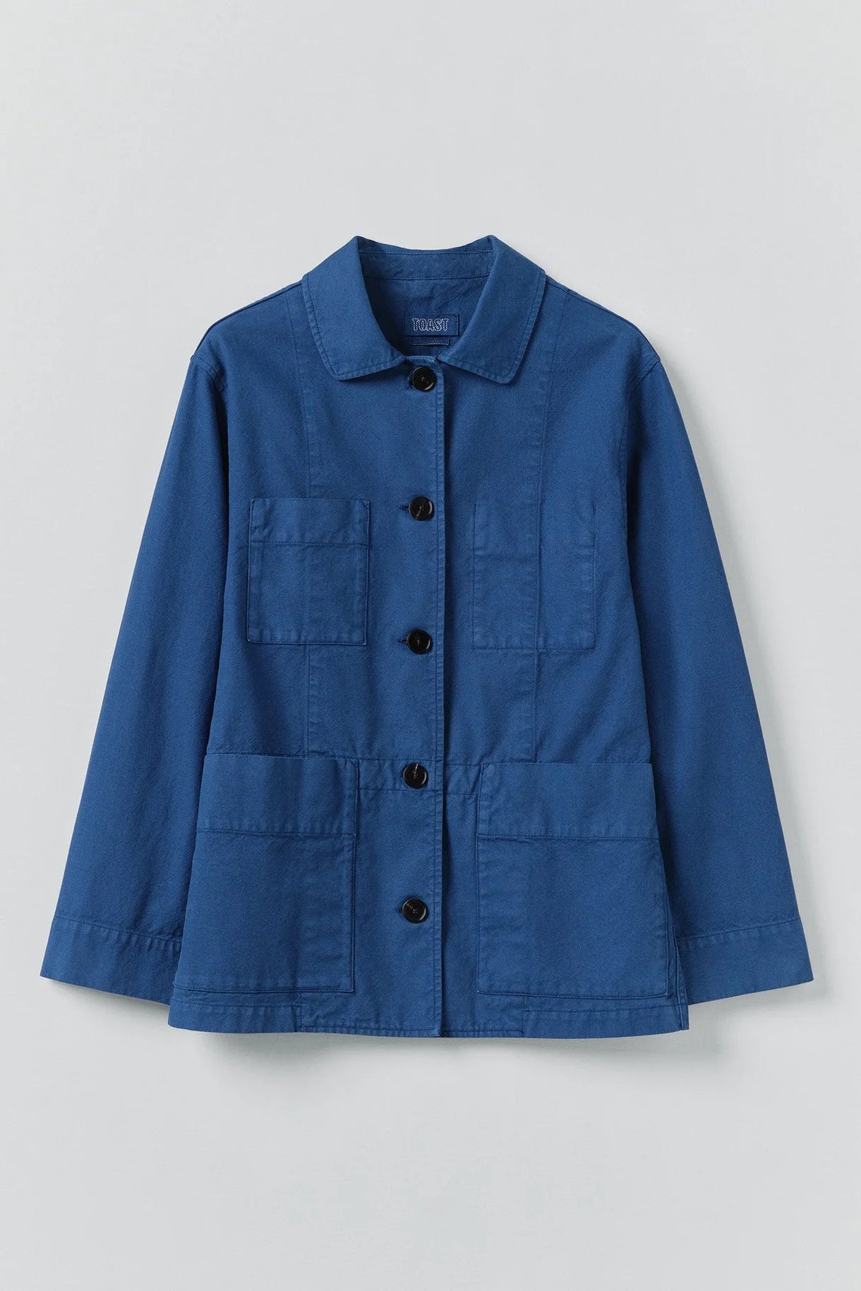 Toast - Cotton Canvas Workwear Jacket - Cobalt Blue