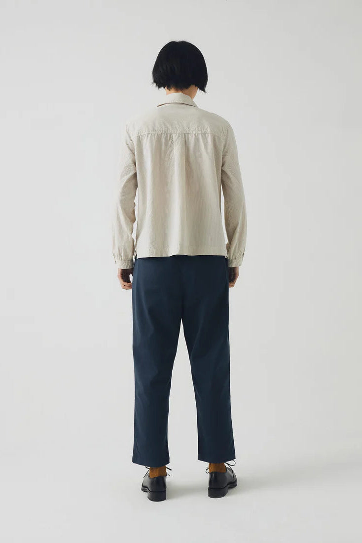 Toast - Gabi Cotton Pull On Trousers - Storm Blue