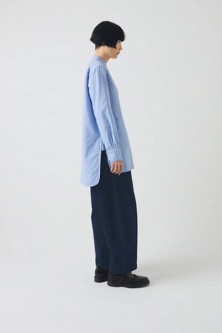 Toast - Taro Cotton Oxford Long Shirt - Chambray