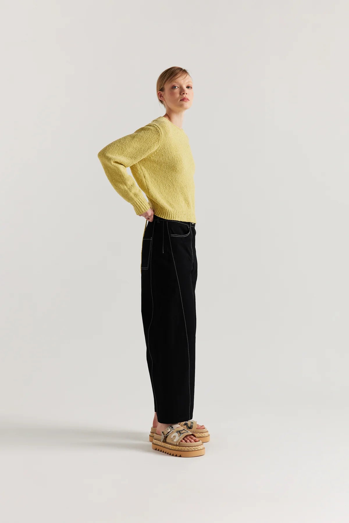 Kloke - Levity Tie Top - Citrus Yellow