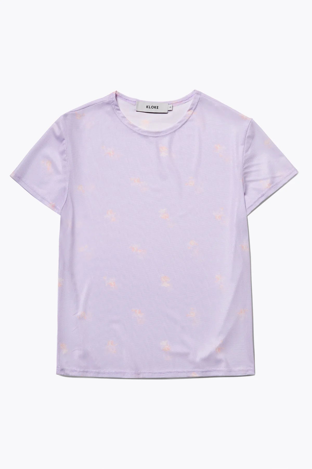 Kloke - Mica Mesh SS Top - Lilac Floral