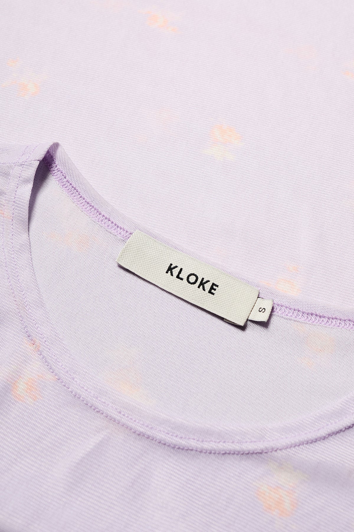 Kloke - Mica Mesh SS Top - Lilac Floral