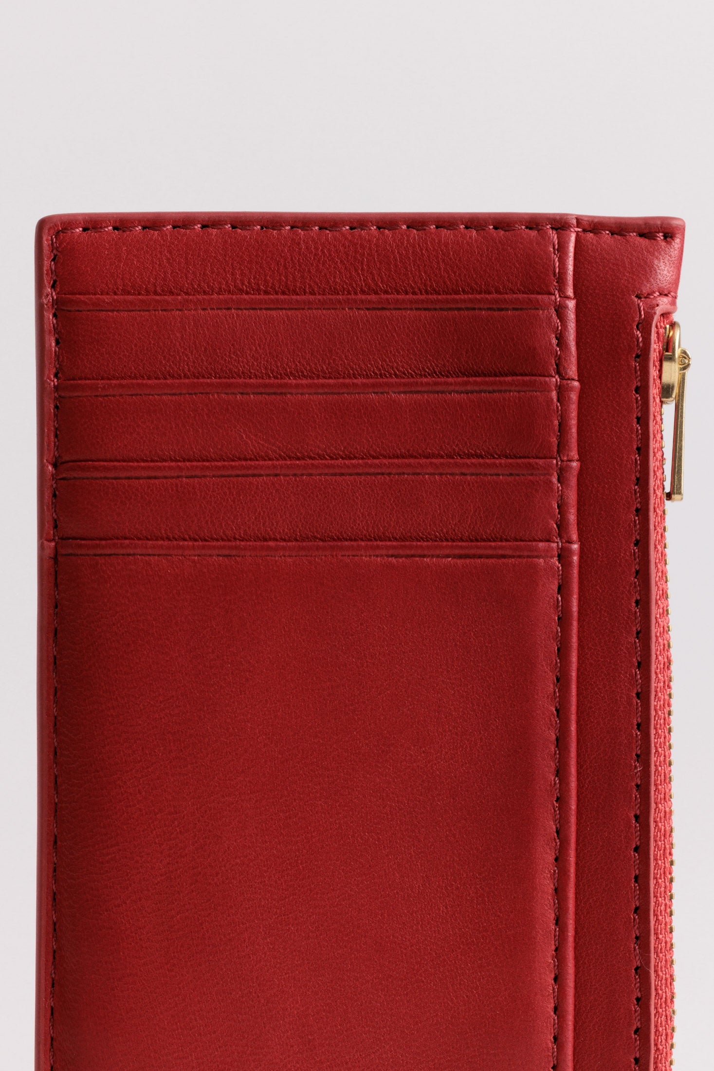 Yu Mei - Frank Cardholder - Lobster Red Lambskin