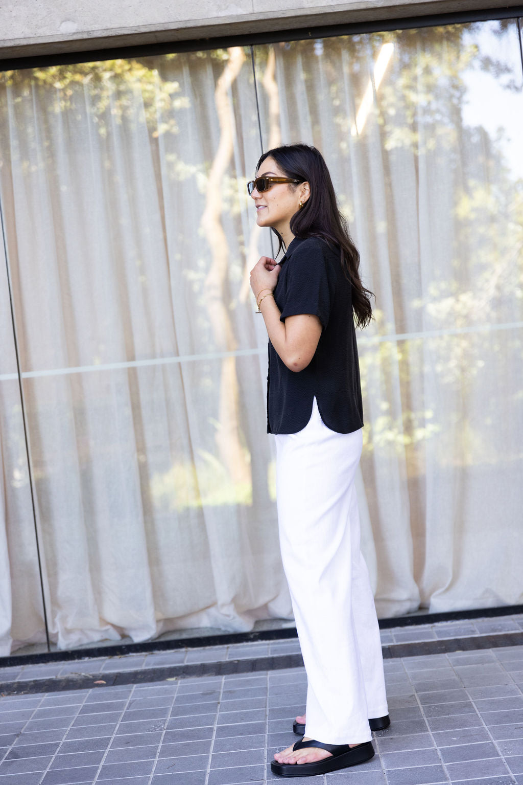 Annie - Sunday Blouse - Black