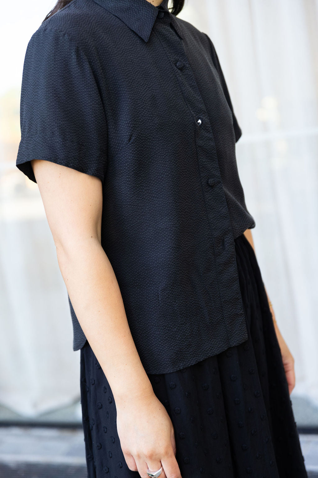 Annie - Sunday Blouse - Black