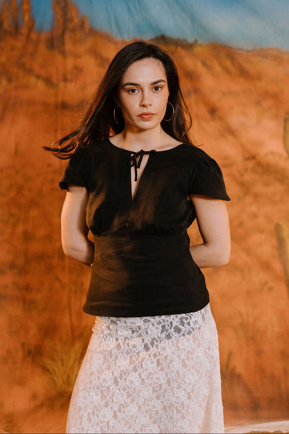 Annie - Archive Blouse - Black