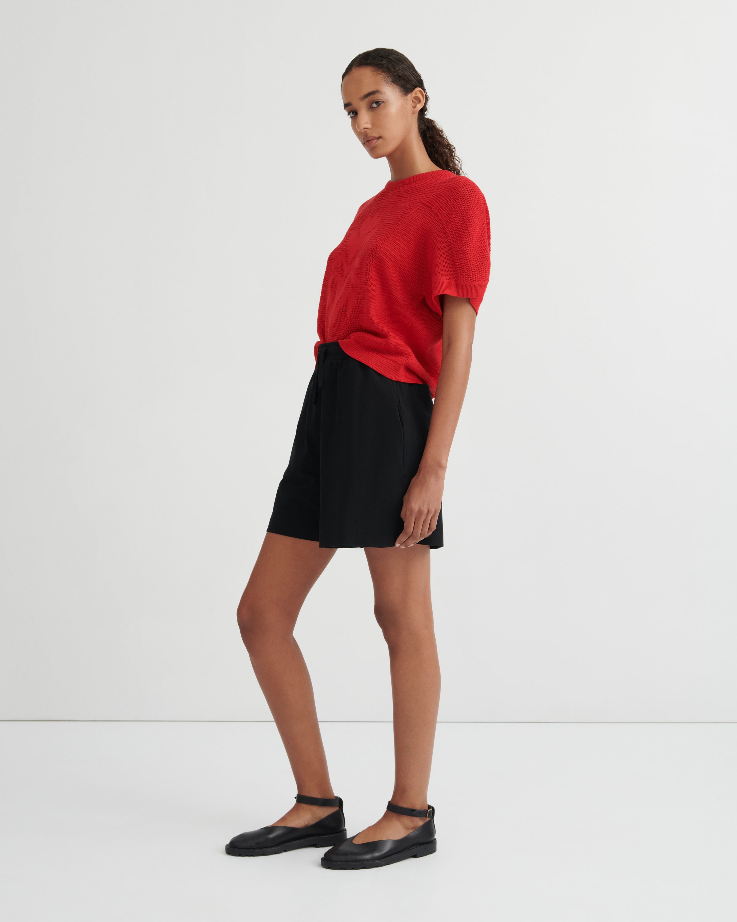 Kowtow - Ariel Top - Poppy Red