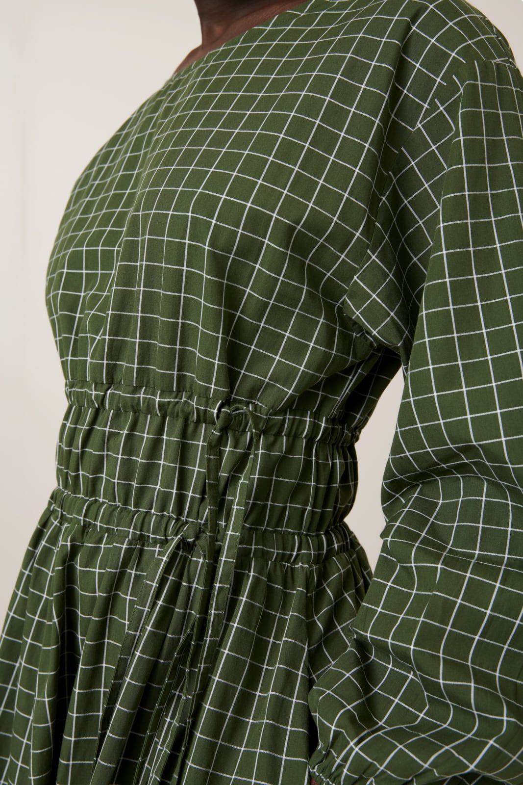 Kowtow - Aspen Dress - Forest Grid
