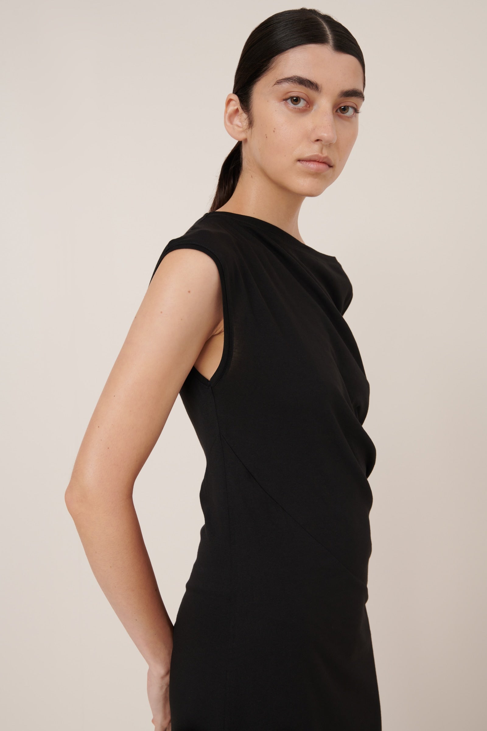 Kowtow - Asymmetric Dress - Black