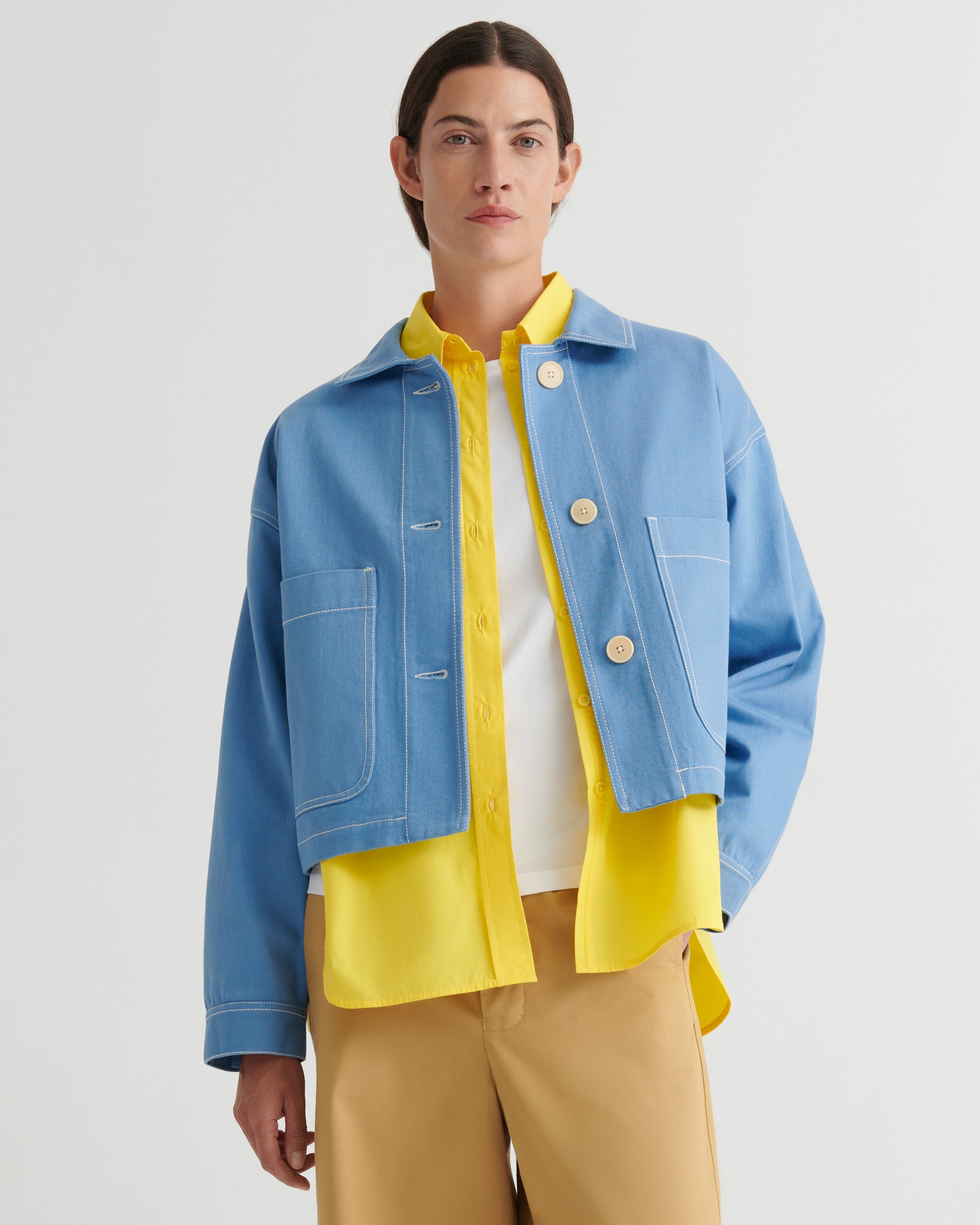 Kowtow - Ava Jacket - Sky Denim