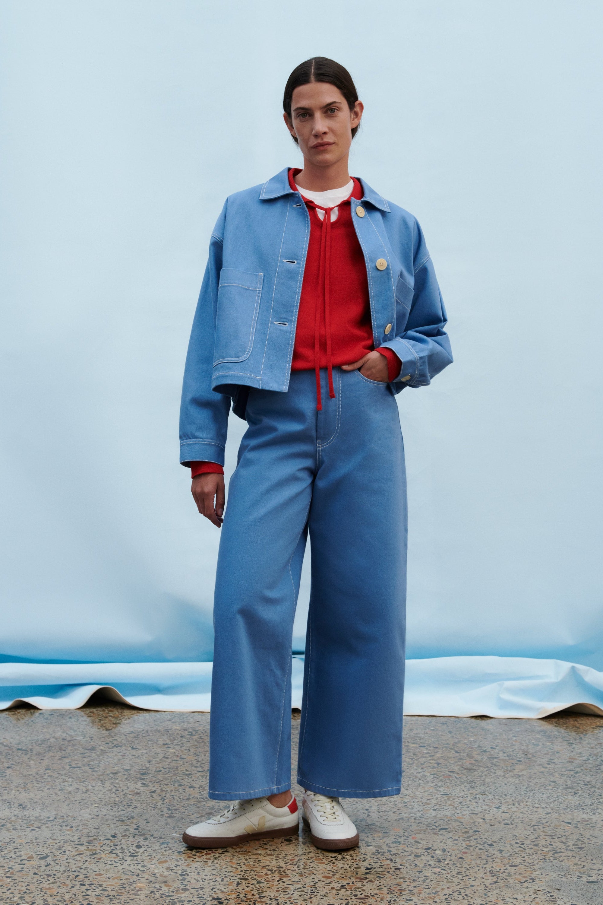 Kowtow - Ava Jacket - Sky Denim