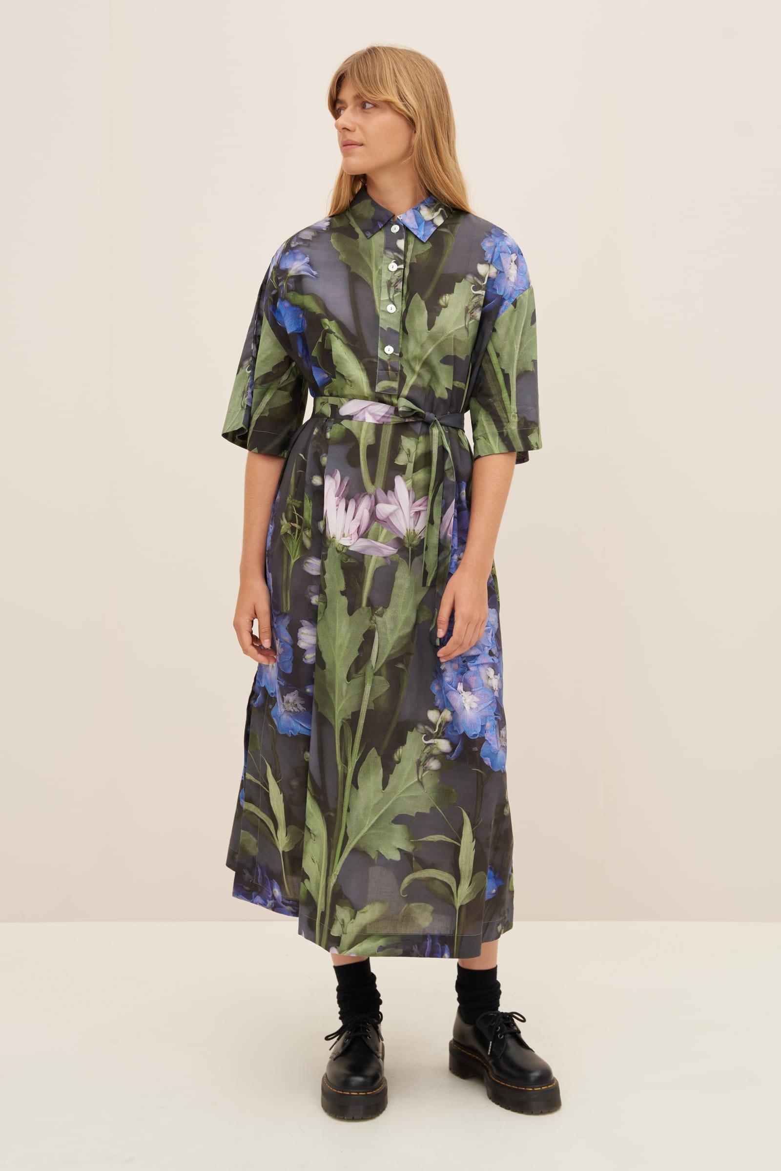 Kowtow - Bloom Dress - Delphinium