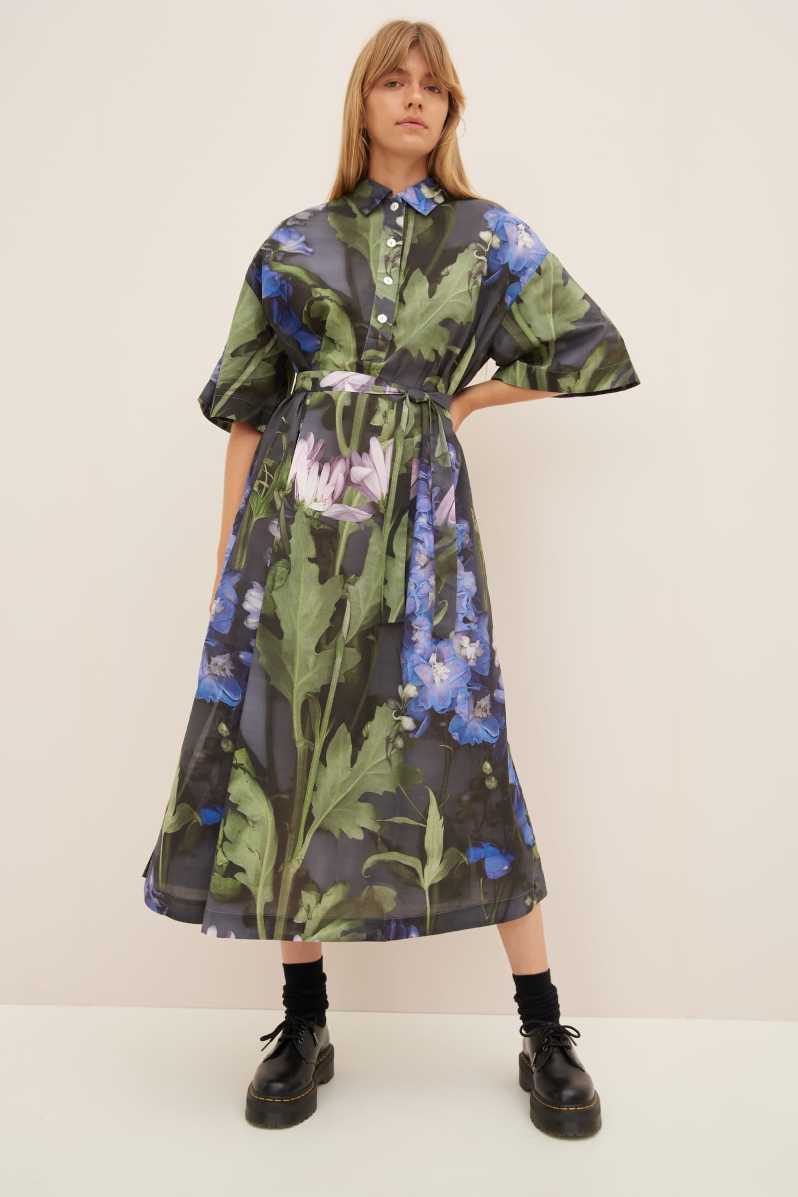 Kowtow - Bloom Dress - Delphinium