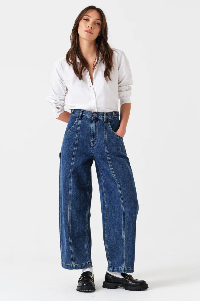 Seventy + Mochi - Cami Wide Barrel Leg Jean - Phoenix