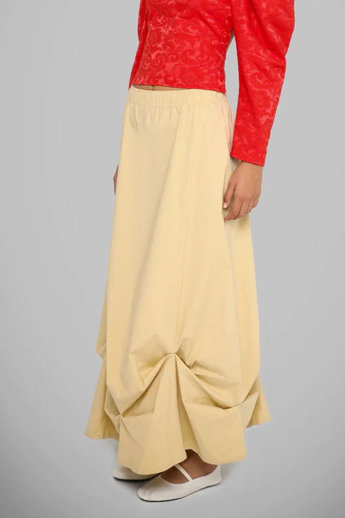 LAAGAM - Chester Pinched Long Skirt
