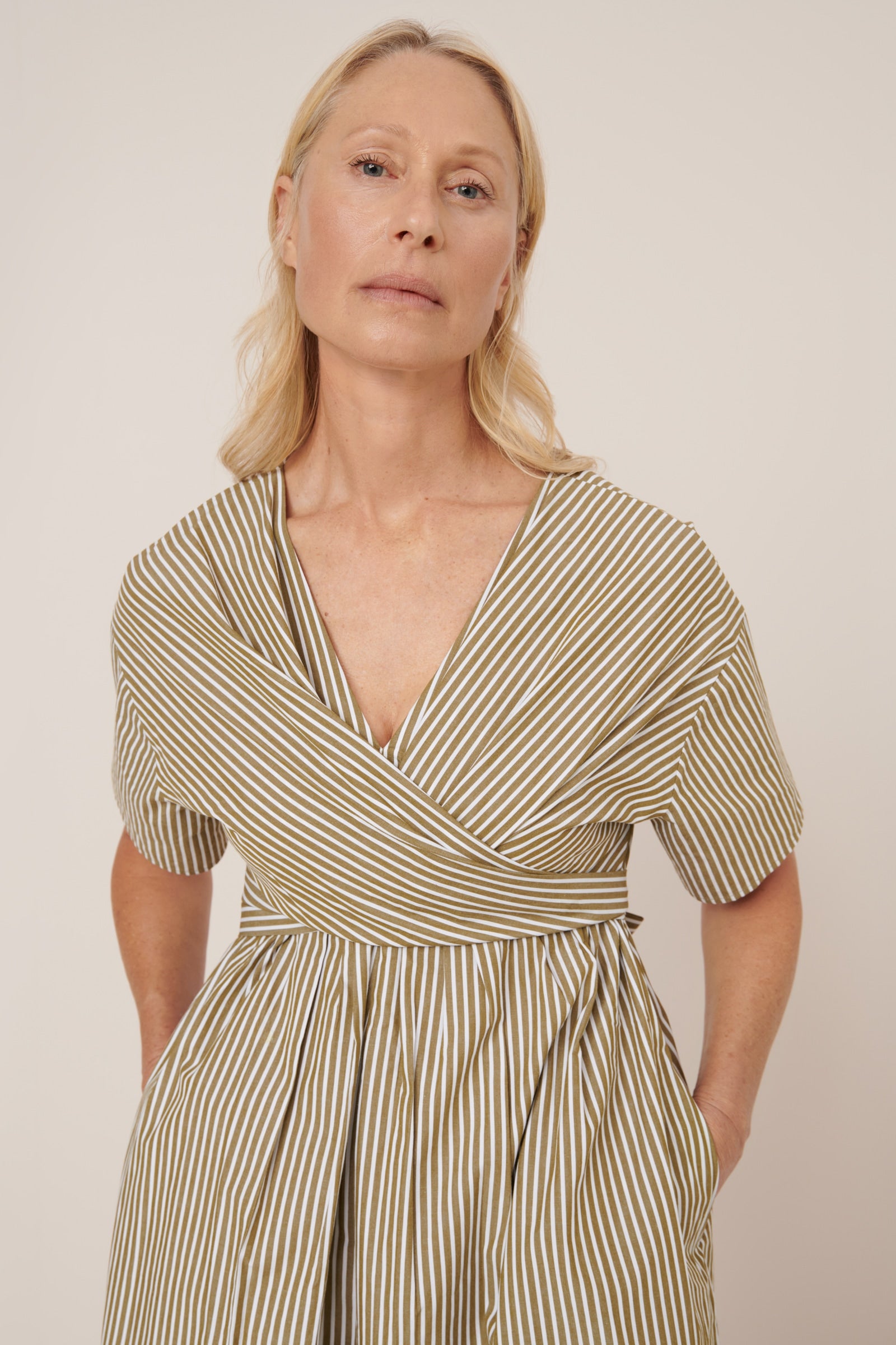 Kowtow - Composer Dress  - Treetop Stripe