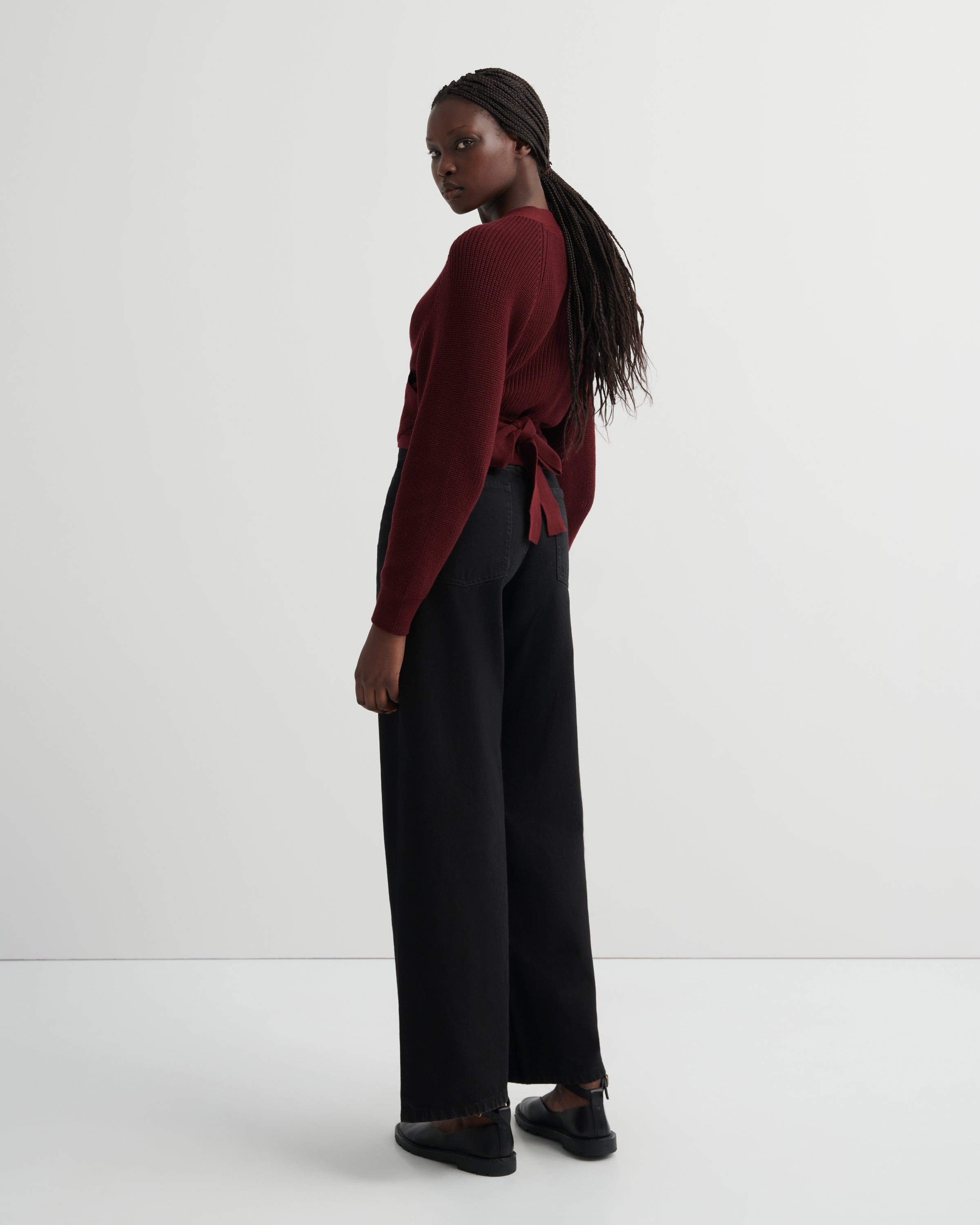 Kowtow - Composure Cardigan - Maroon