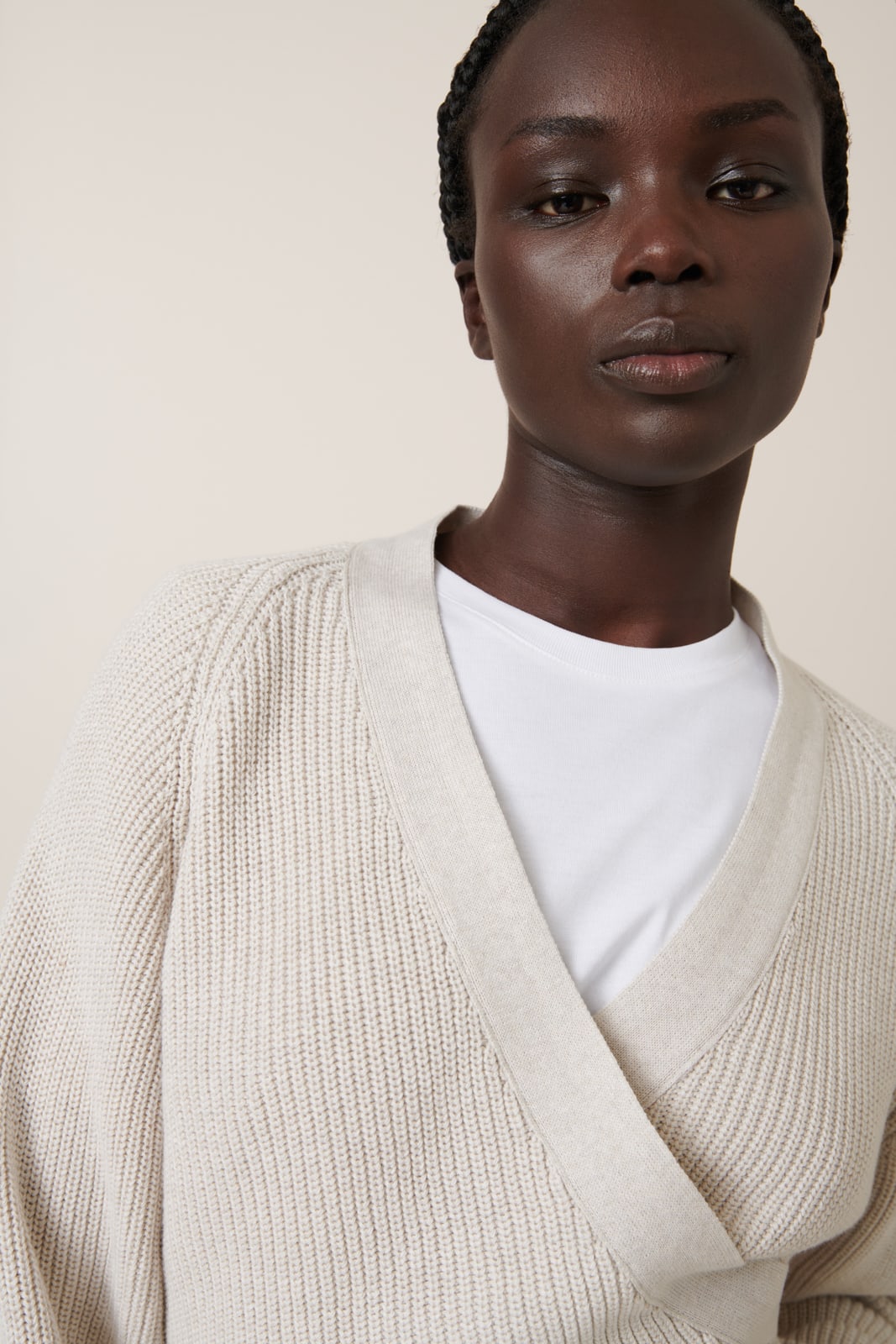 Kowtow - Composure Cardigan - Oat Melange