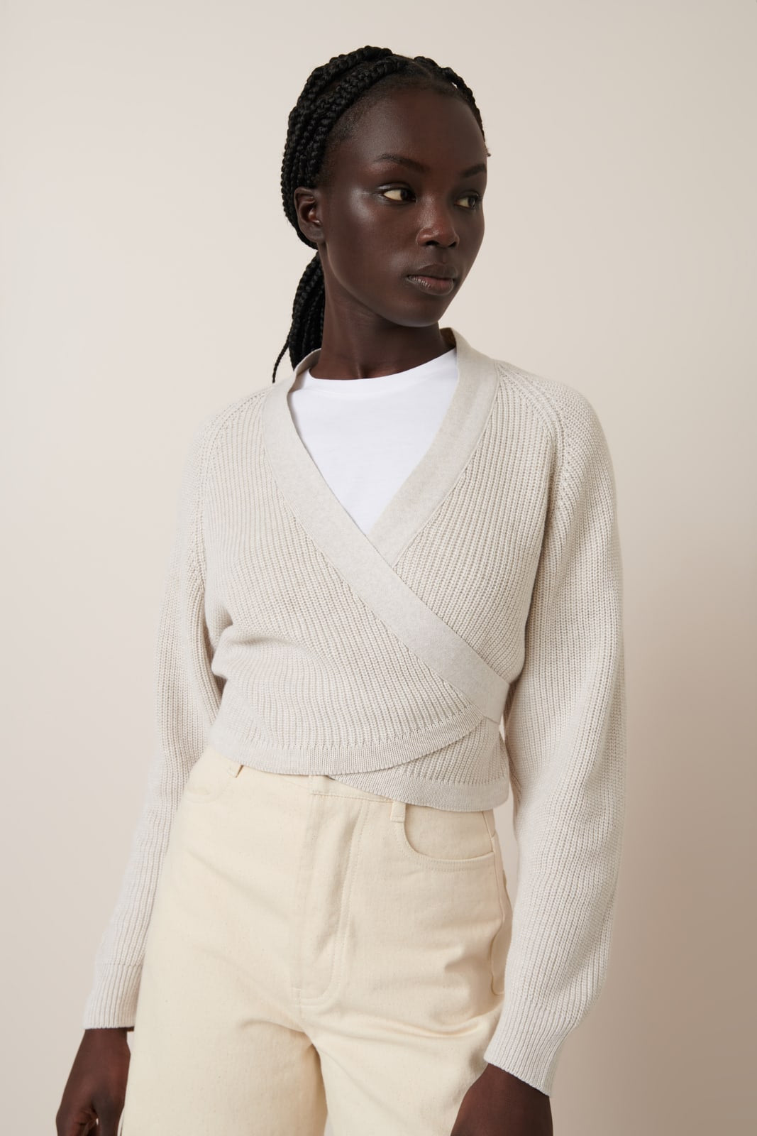 Kowtow - Composure Cardigan - Oat Melange