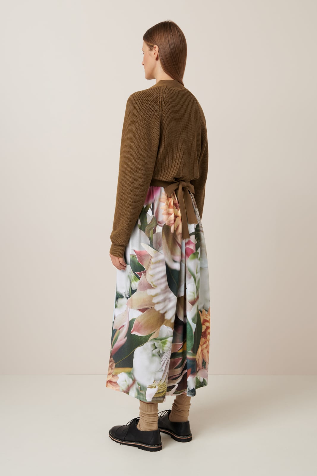 Kowtow - Composure Cardigan - Dark Spice