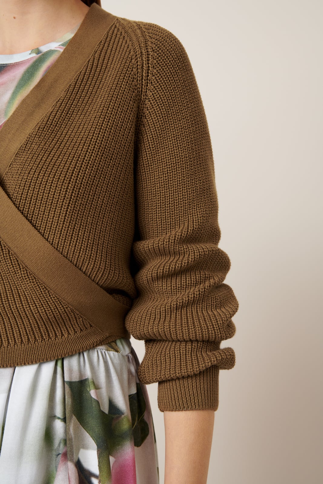 Kowtow - Composure Cardigan - Dark Spice