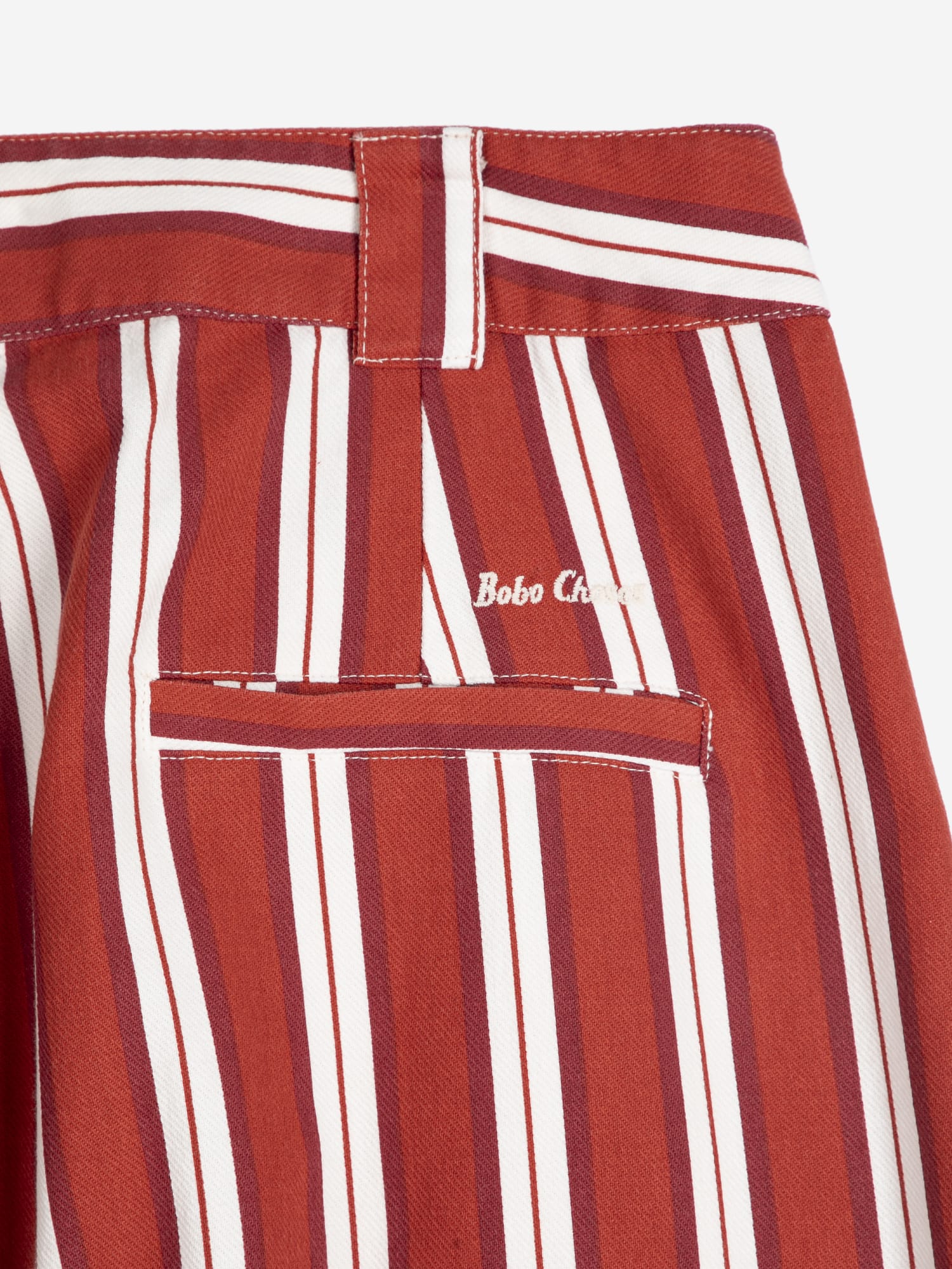 Bobo Choses - Striped Twill Wide Leg Pants