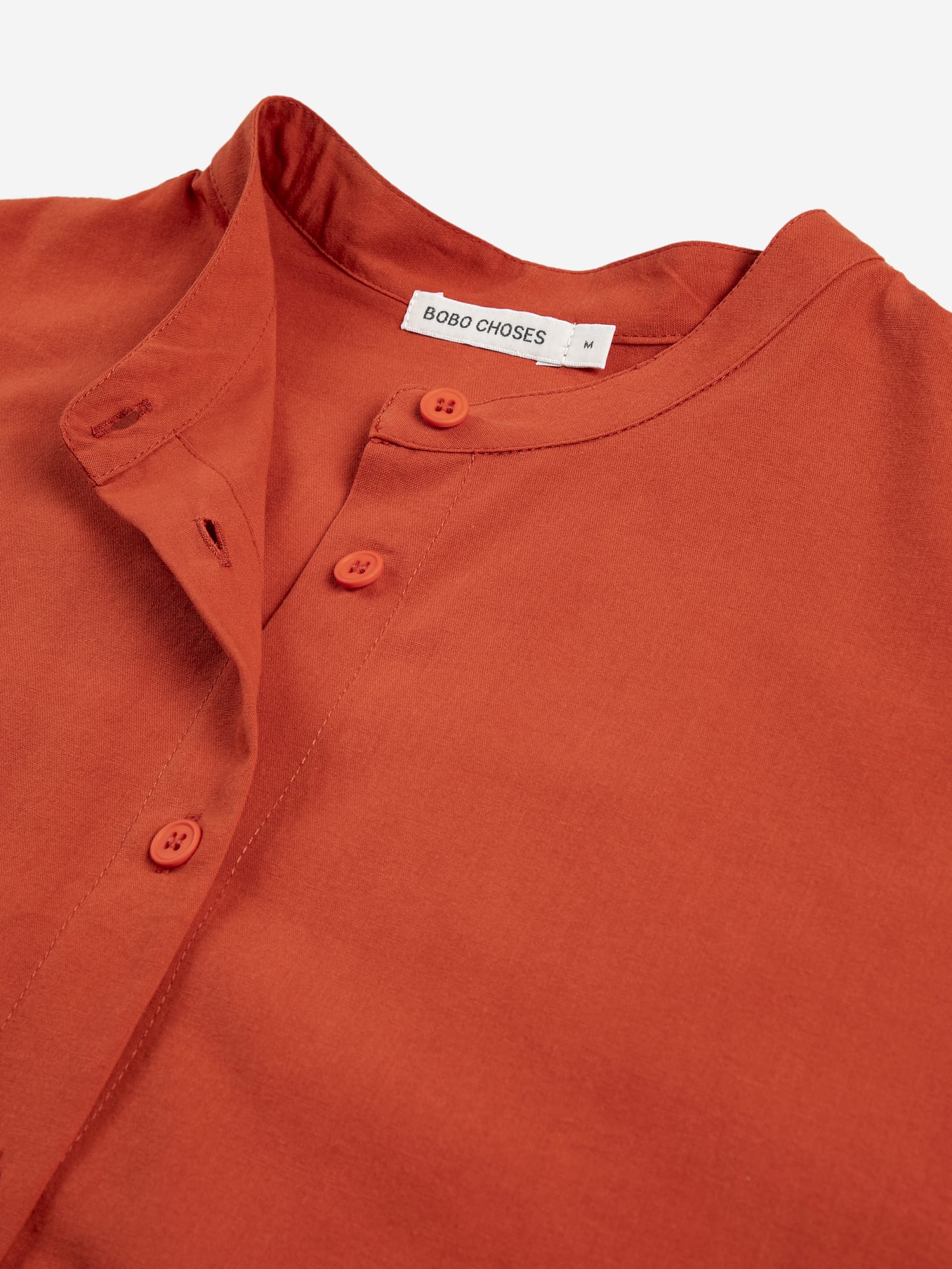 Bobo Choses - Contrast Trim Puff Sleeve shirt