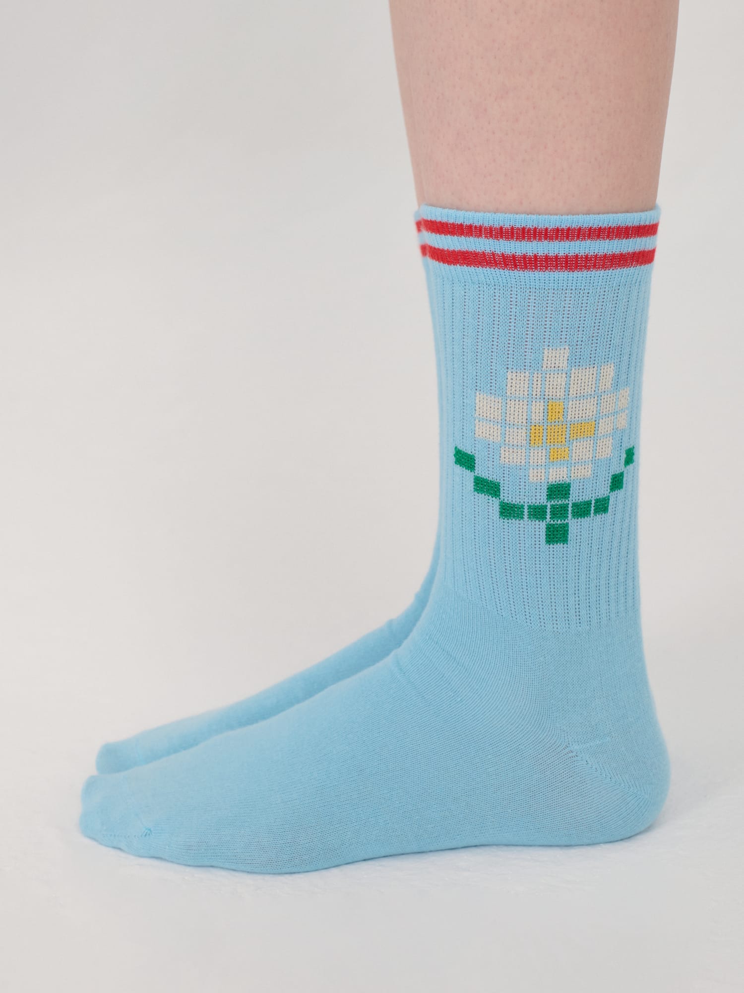 Bobo Choses - Pixel Daisy Cotton (Pack of 2) Short Socks