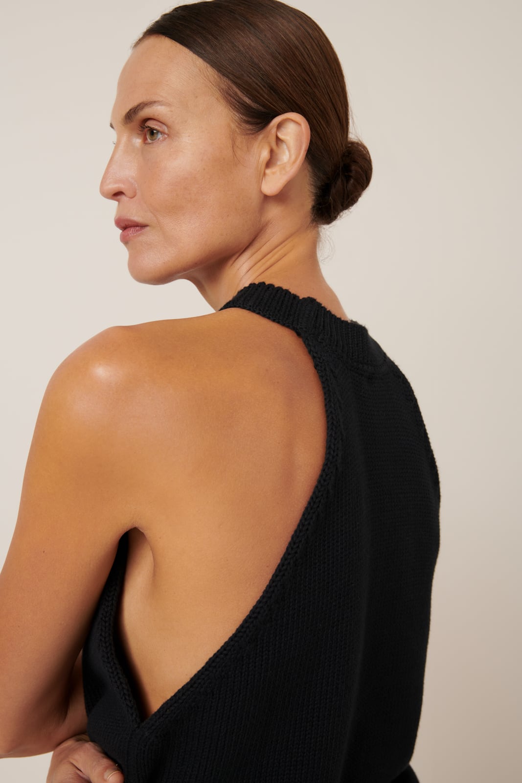 Kowtow - Ebony Singlet - Black