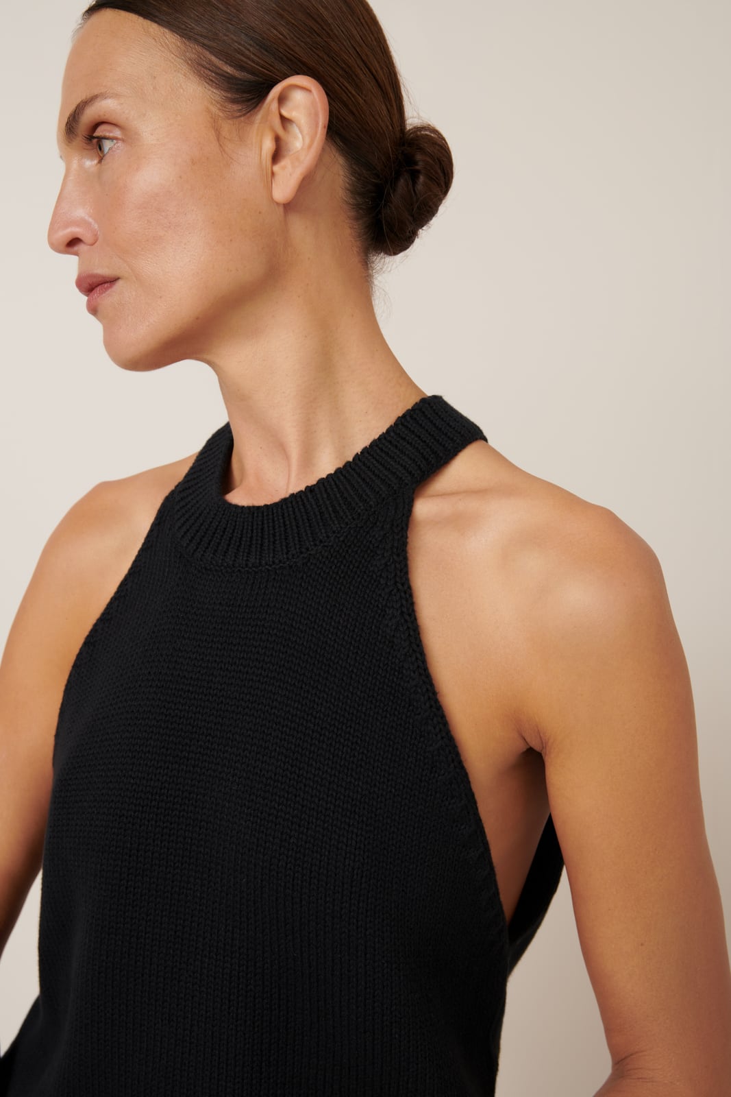 Kowtow - Ebony Singlet - Black