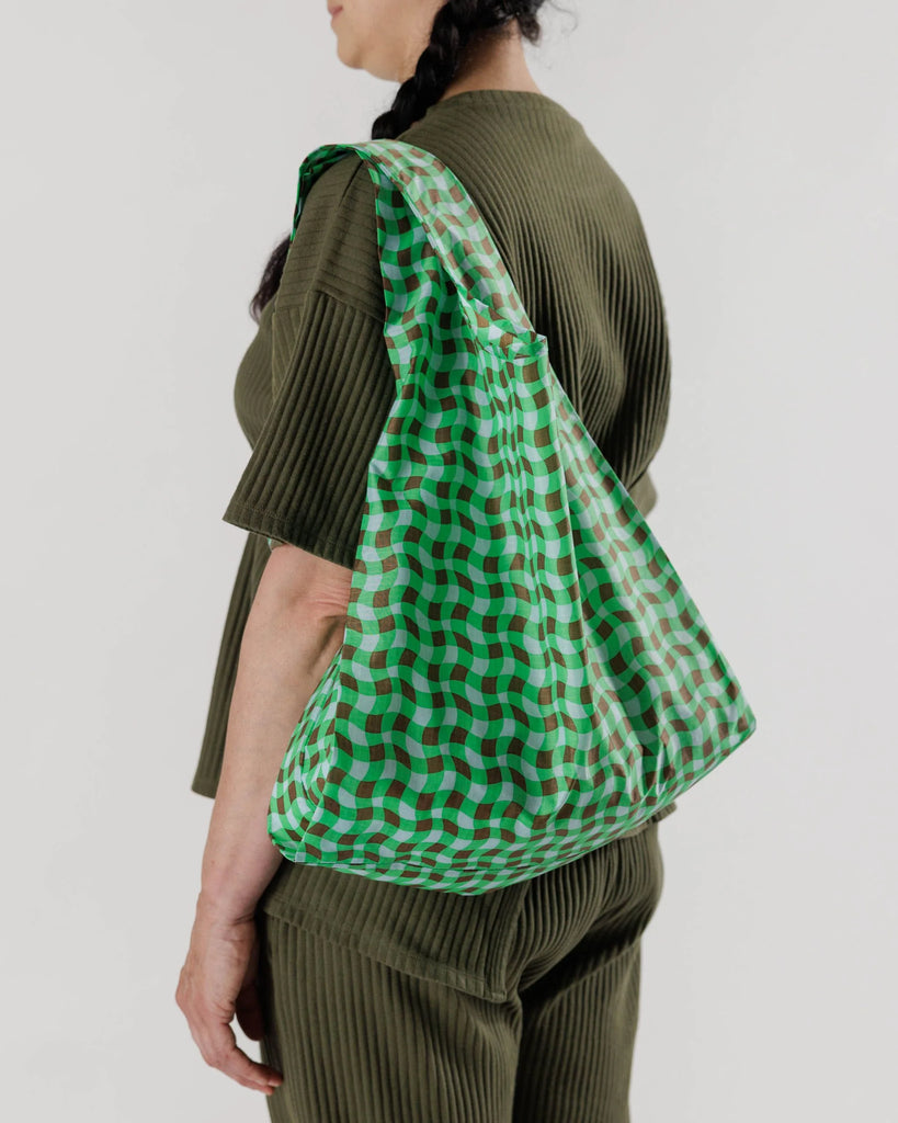 Baggu - Standard Baggu - Wavy Gingham Green