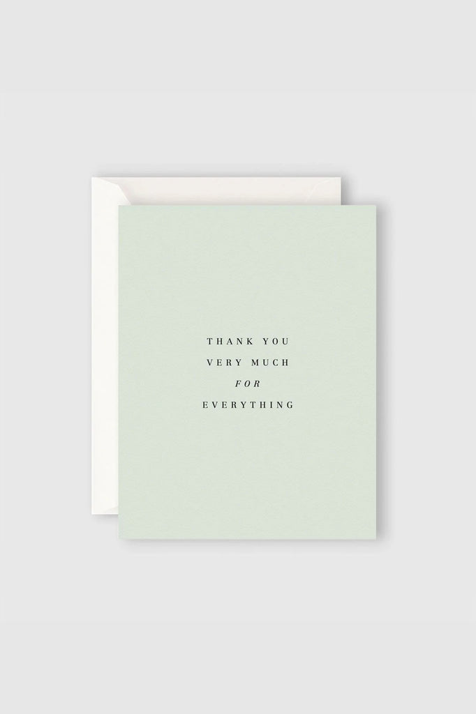 Father Rabbit - Thank You Very Much For Everything Card
