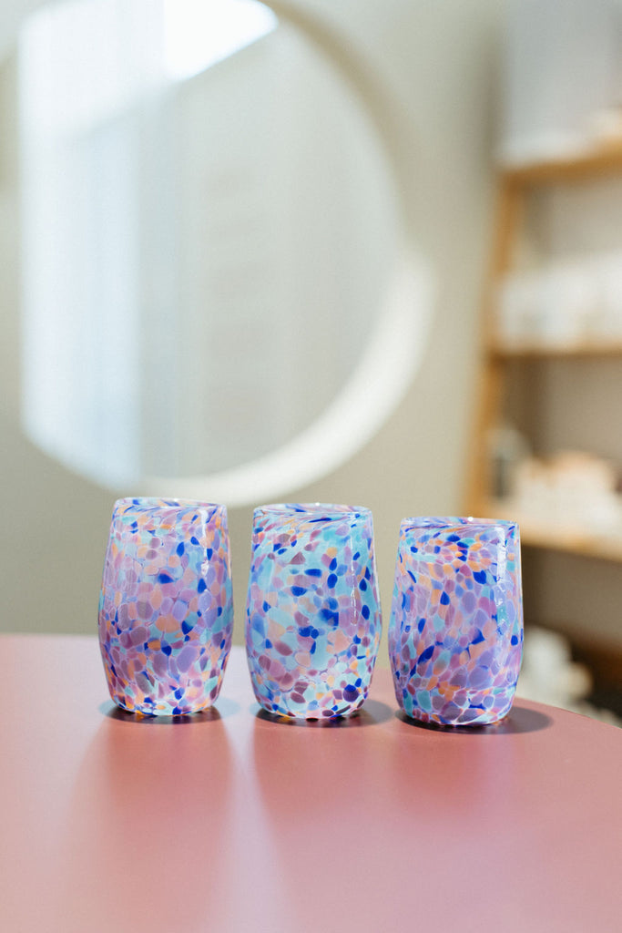 Grinter Glass Tumbler - Periwinkle - Found Exclusive