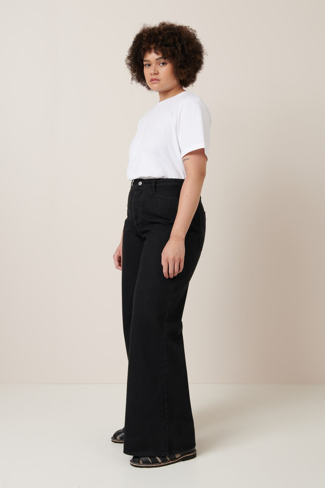 Kowtow - High Puddle Jeans - Black Denim