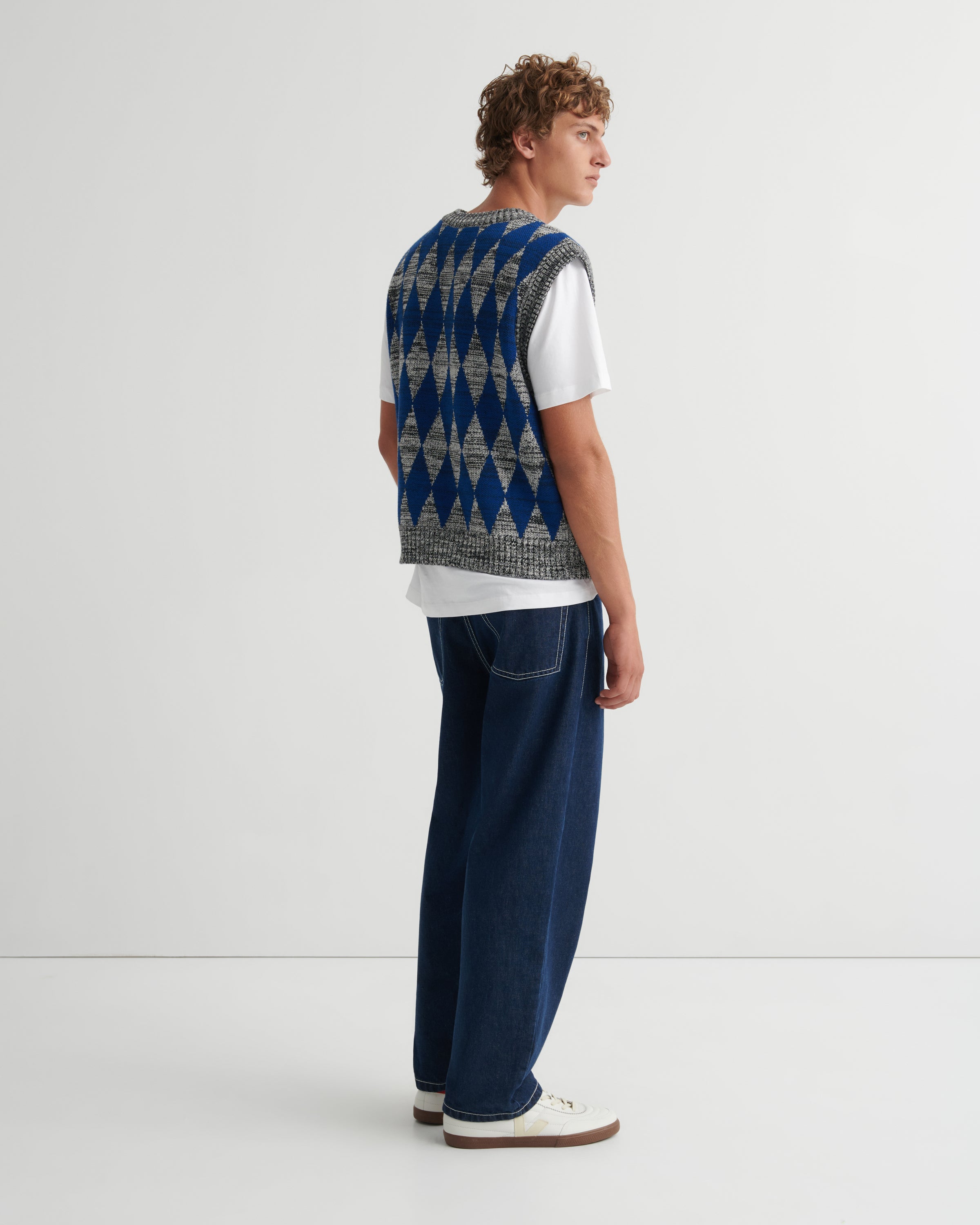 Kowtow - Jarman Vest - Diamond Jacquard