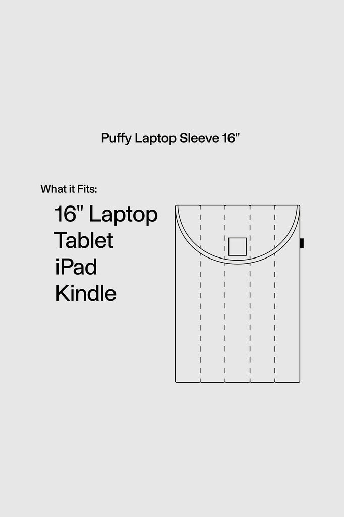 Baggu - Puffy Laptop Sleeve 16" - Orange Tree Yellow