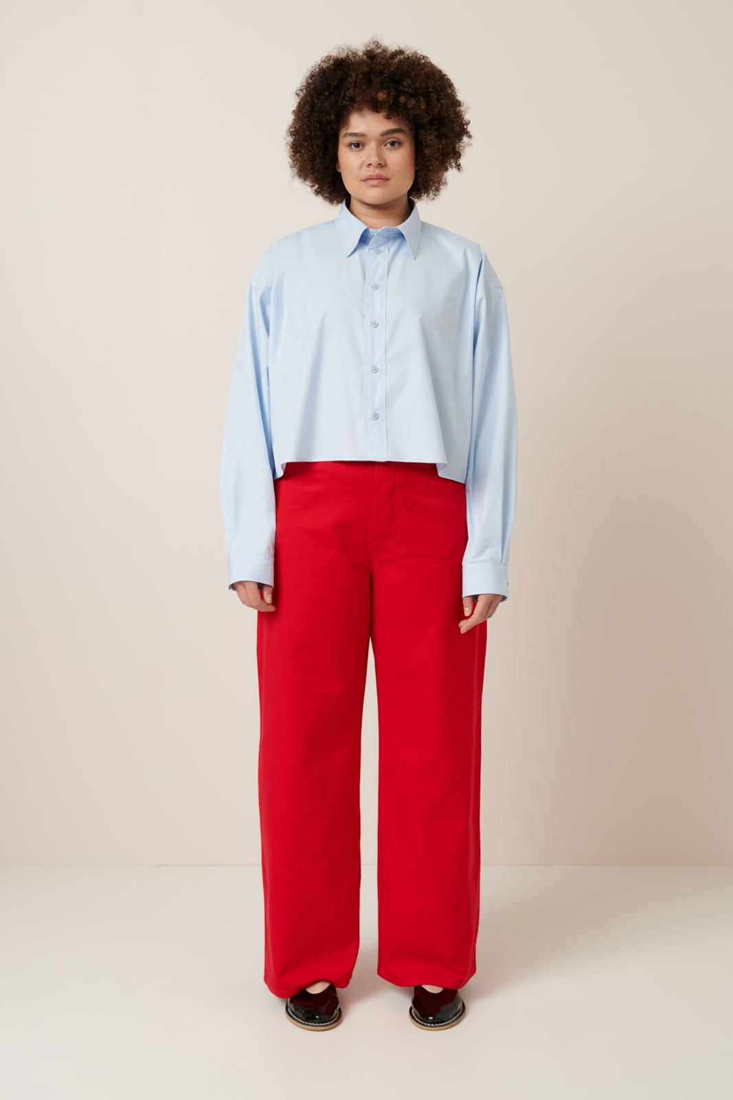 Kowtow - Lauren Shirt - Sky Blue