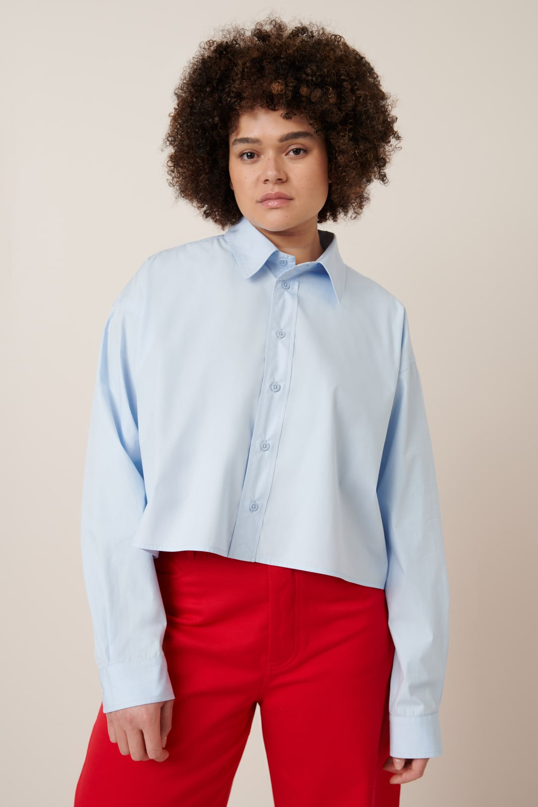 Kowtow - Lauren Shirt - Sky Blue