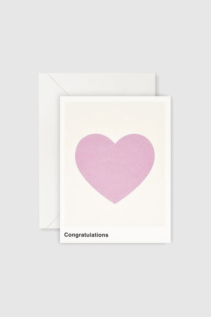 Lettuce - Congratulations Heart Card